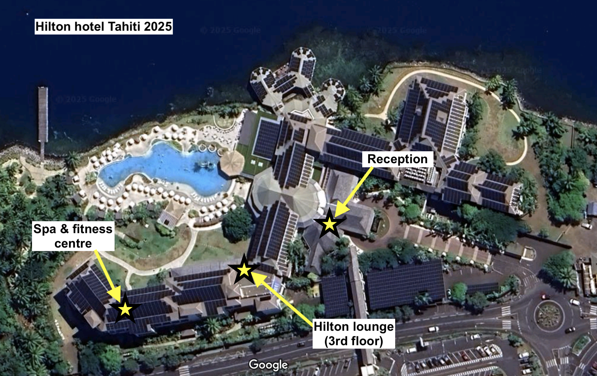 hilton tahiti spa fitness centre and lounge localisation